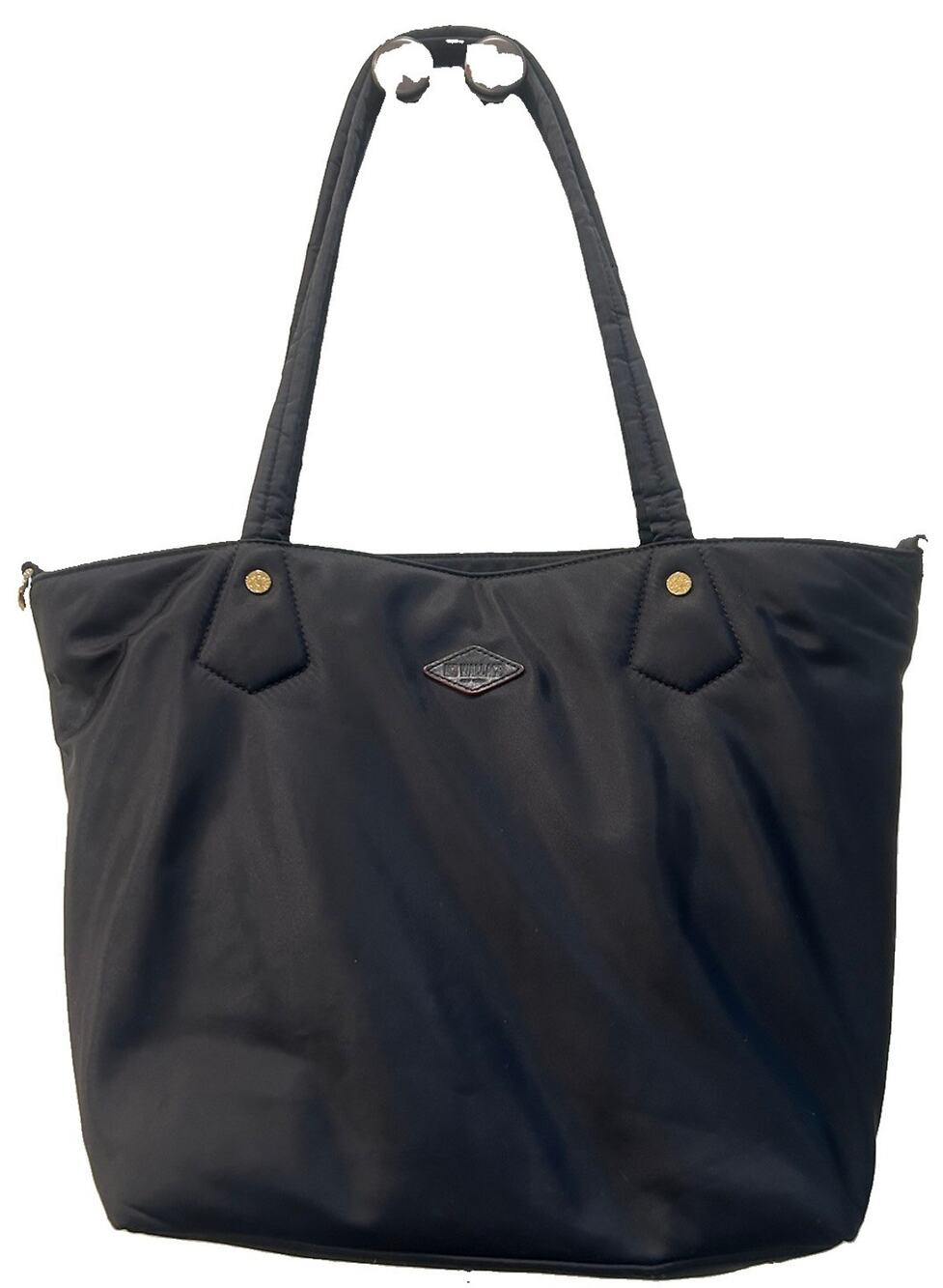 MZ Wallace Black Nylon Tote Bag 2 Shoulder Straps Crossbody Designer Purse